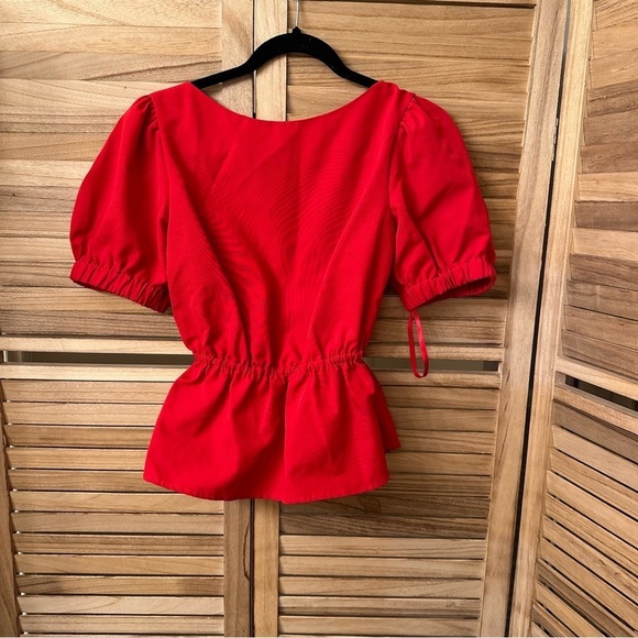 STAUD Maria Top In Poinsettia - Picture 3 of 4